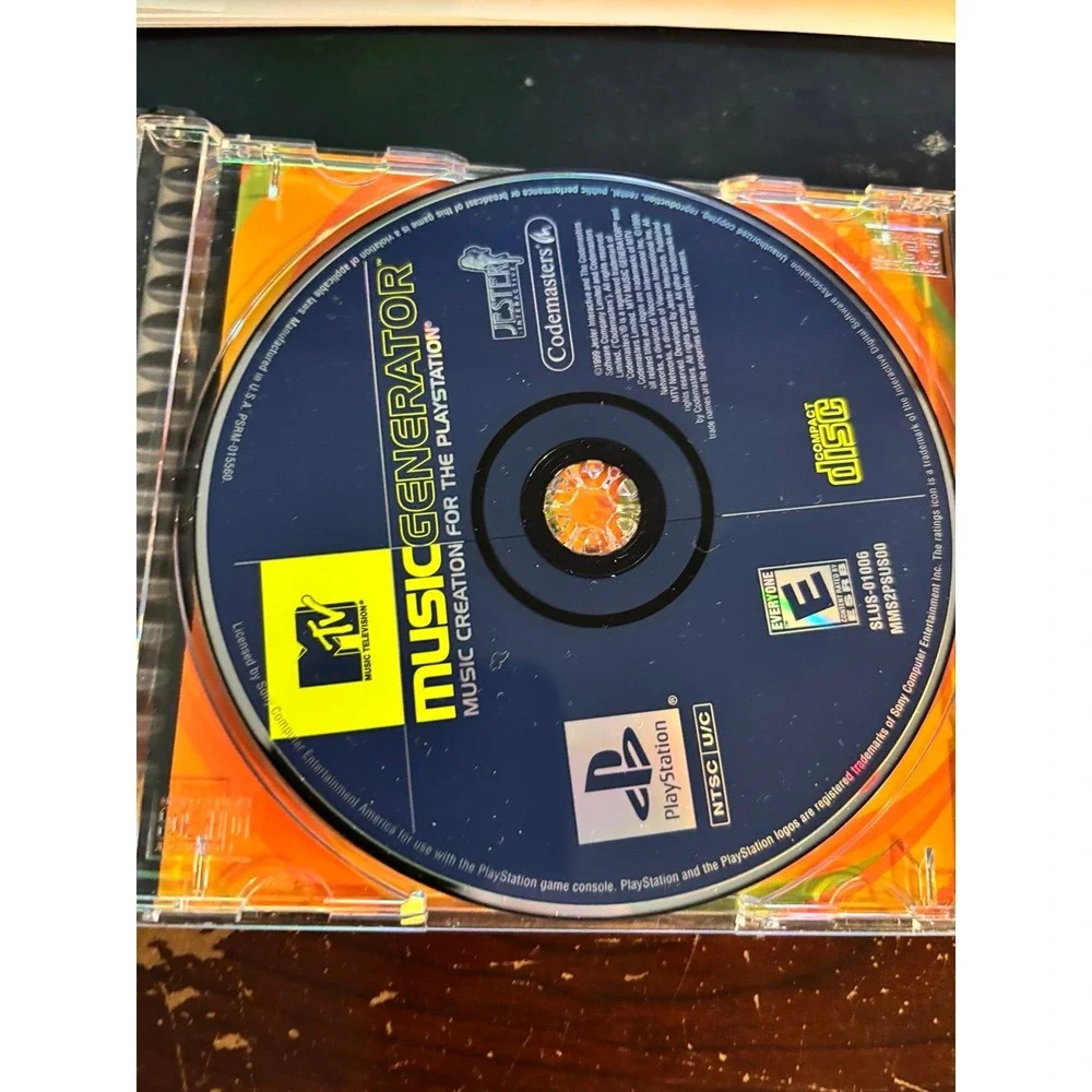 MTV Music Generator (Sony PlayStation 1, 1999) RARE COMPLETE